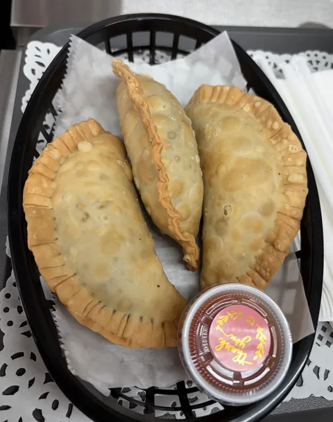 Fresh golden empanadas